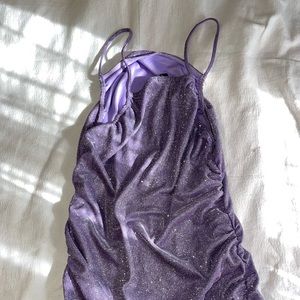Sparkly lavender dress